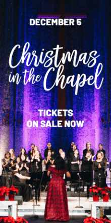 December 5th Christmas In The Chapel Tickets on sale now